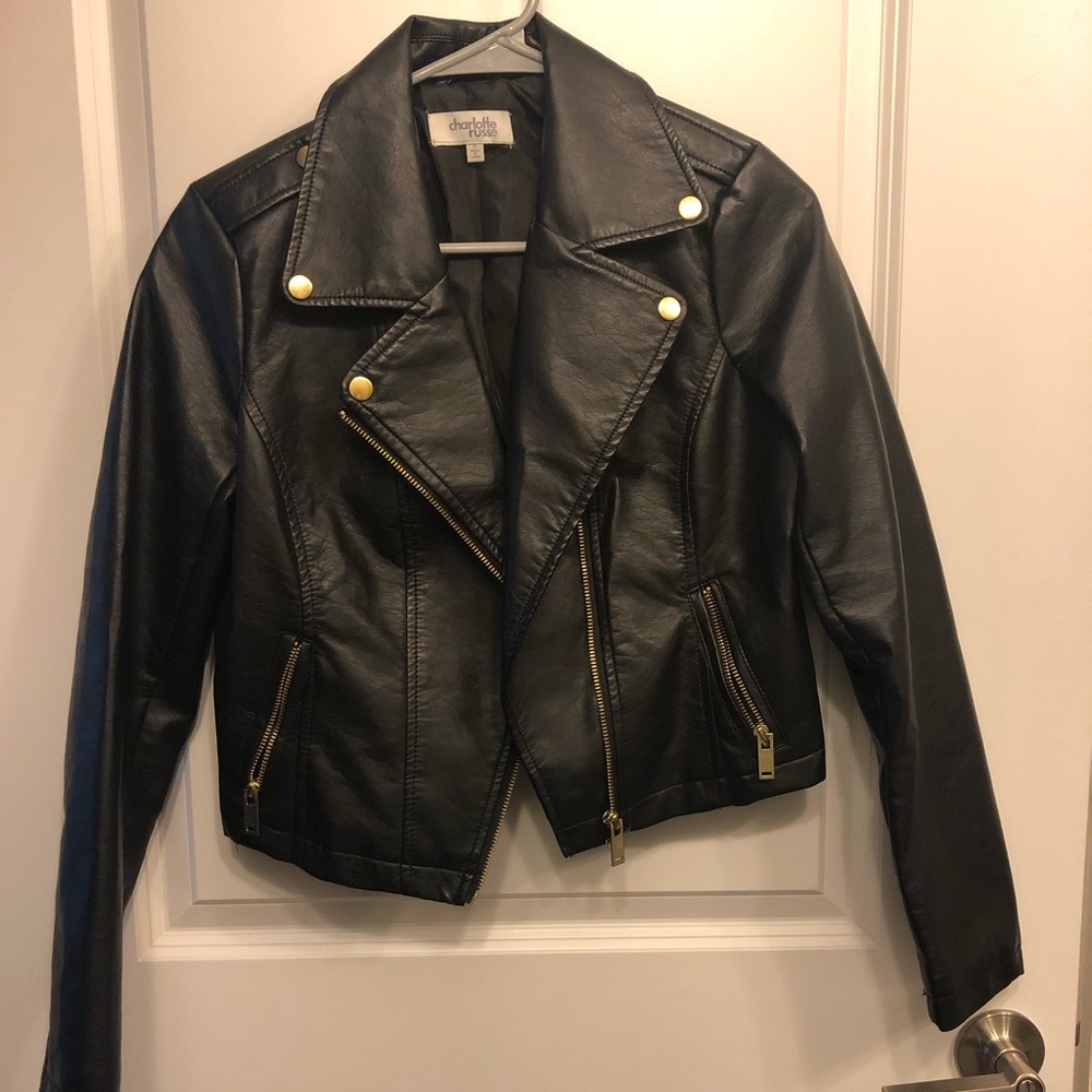 Faux Leather Jacket